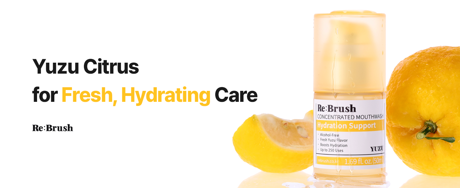 Re:Brush Concentrated Mouthwash Yuzu 50ml detail image