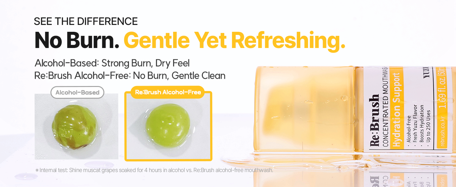 Re:Brush Concentrated Mouthwash Yuzu 50ml detail image
