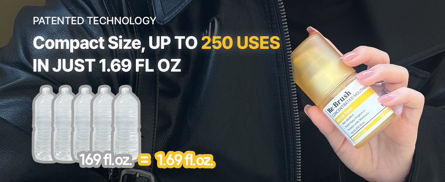 Re:Brush Concentrated Mouthwash Yuzu 50ml detail image