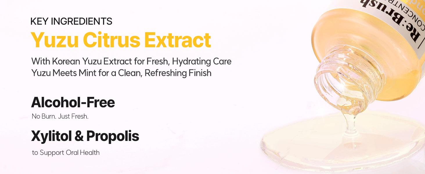 Re:Brush Concentrated Mouthwash Yuzu 50ml detail image