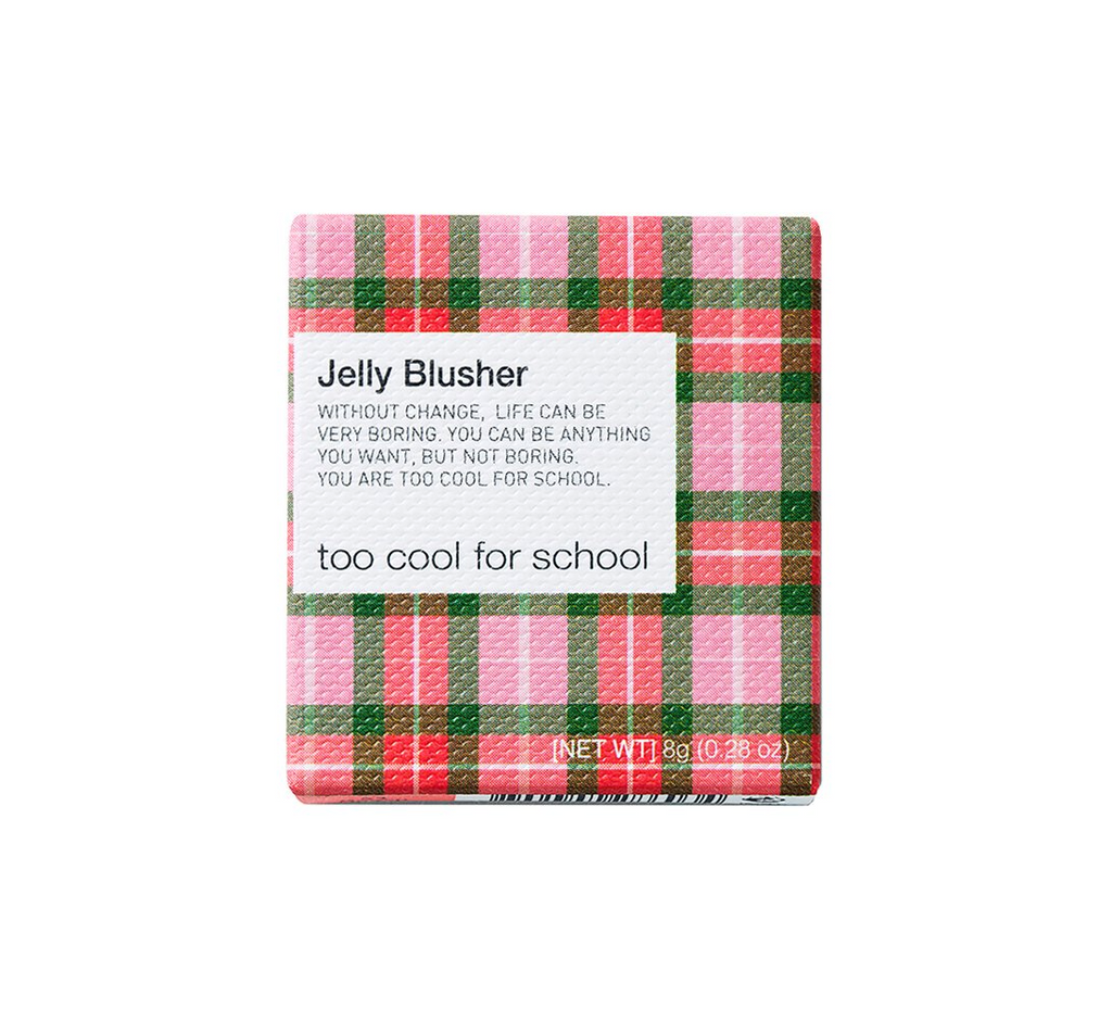 Check Jelly Blusher is a soft and marshmallow-textured creamy blush in a mini sliding tin. Nylon Beauty Award Winner 2018!