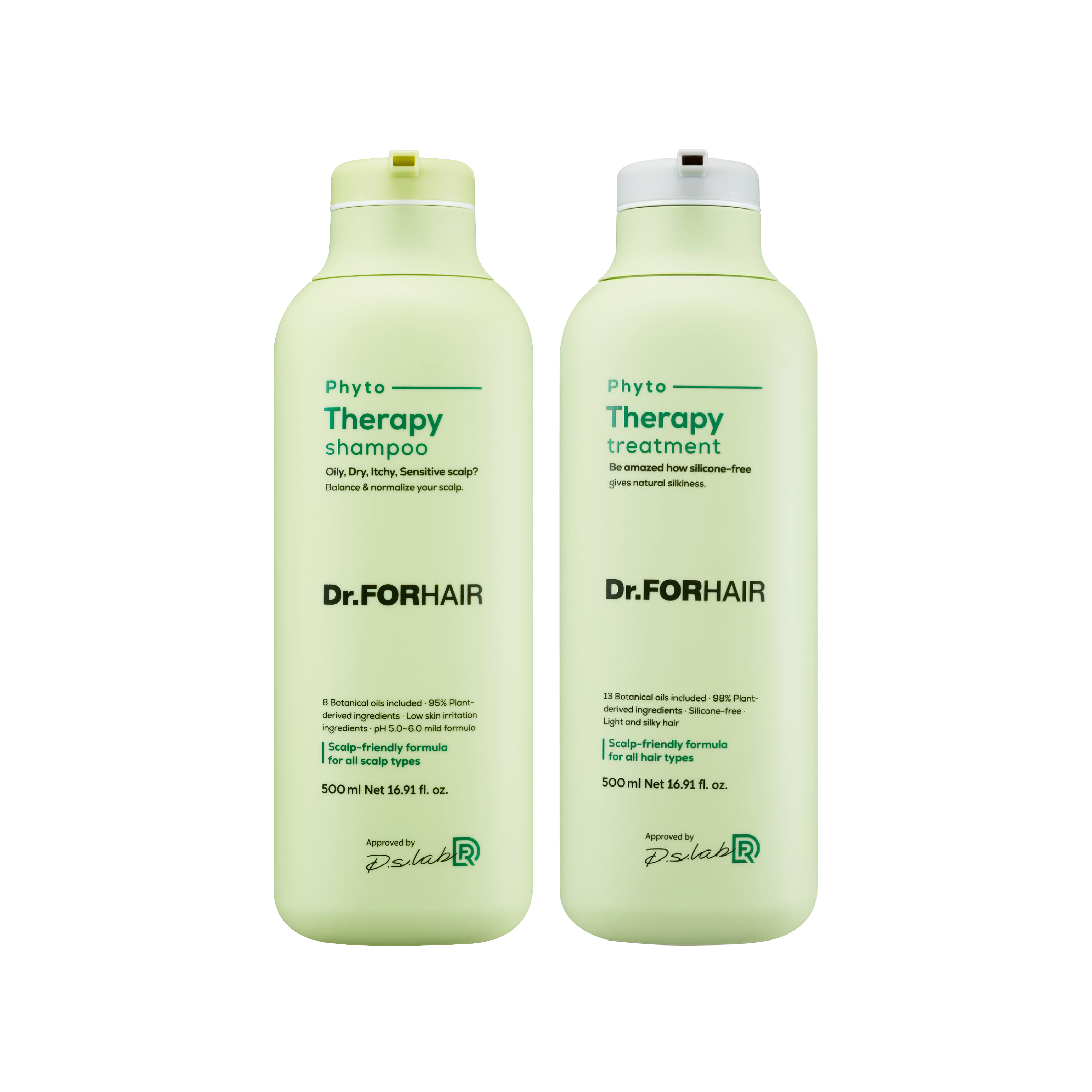 Dr.FORHAIR Set of Phyto Therapy Shampoo & Treatment – Beauty