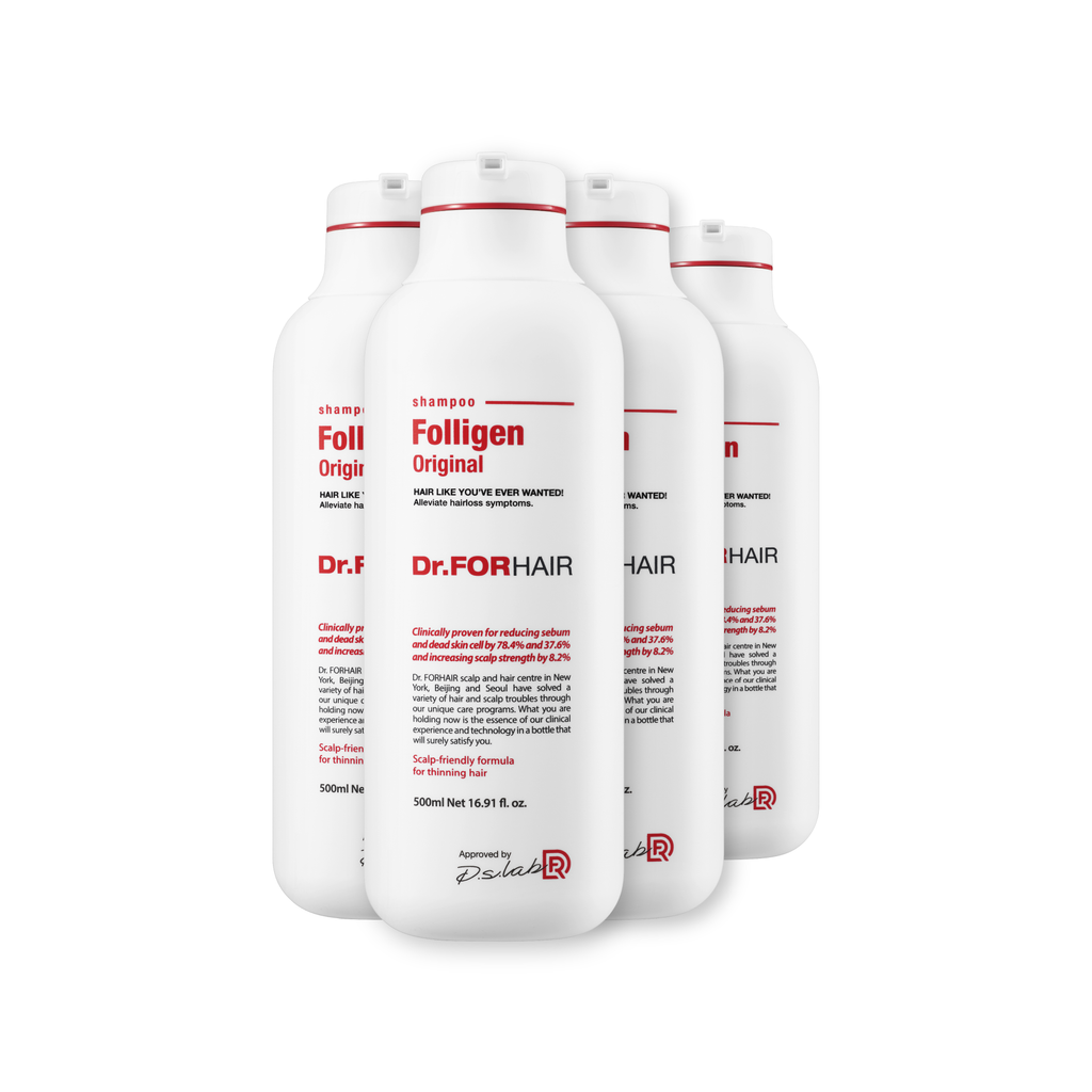 dr.forhair folligen original shampoo 4 pcs