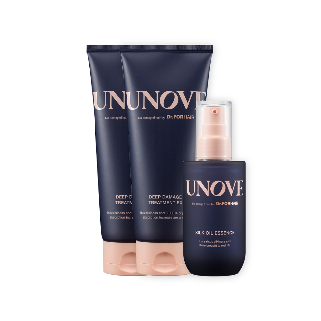dr.forhair unove deep damage treatment & silk oil essence