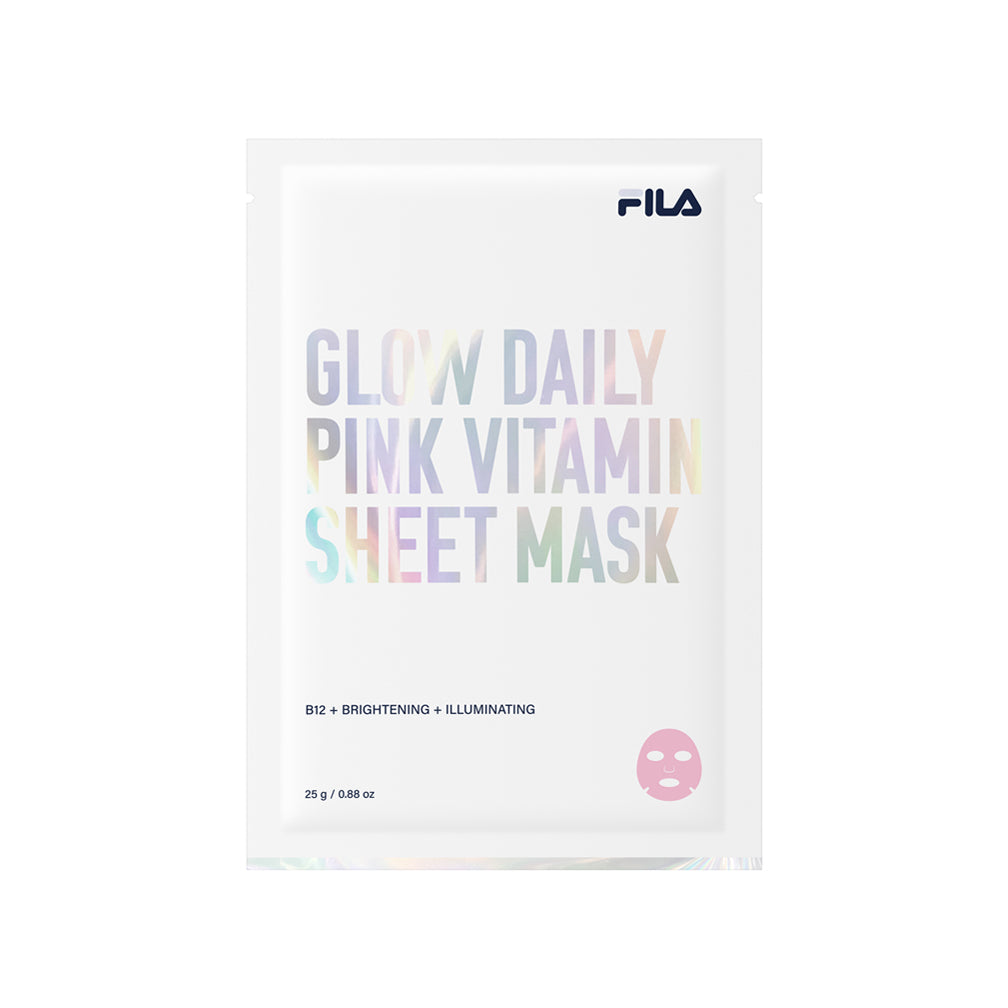 FILA Glow Daily Pink Vitamin Sheet Mask