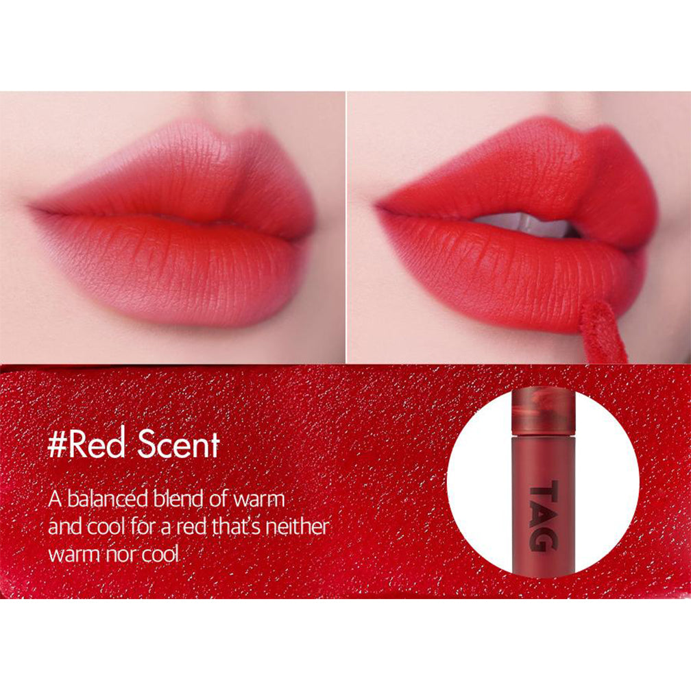 TCFS TAG Lazy Red Matte Lip scent 3