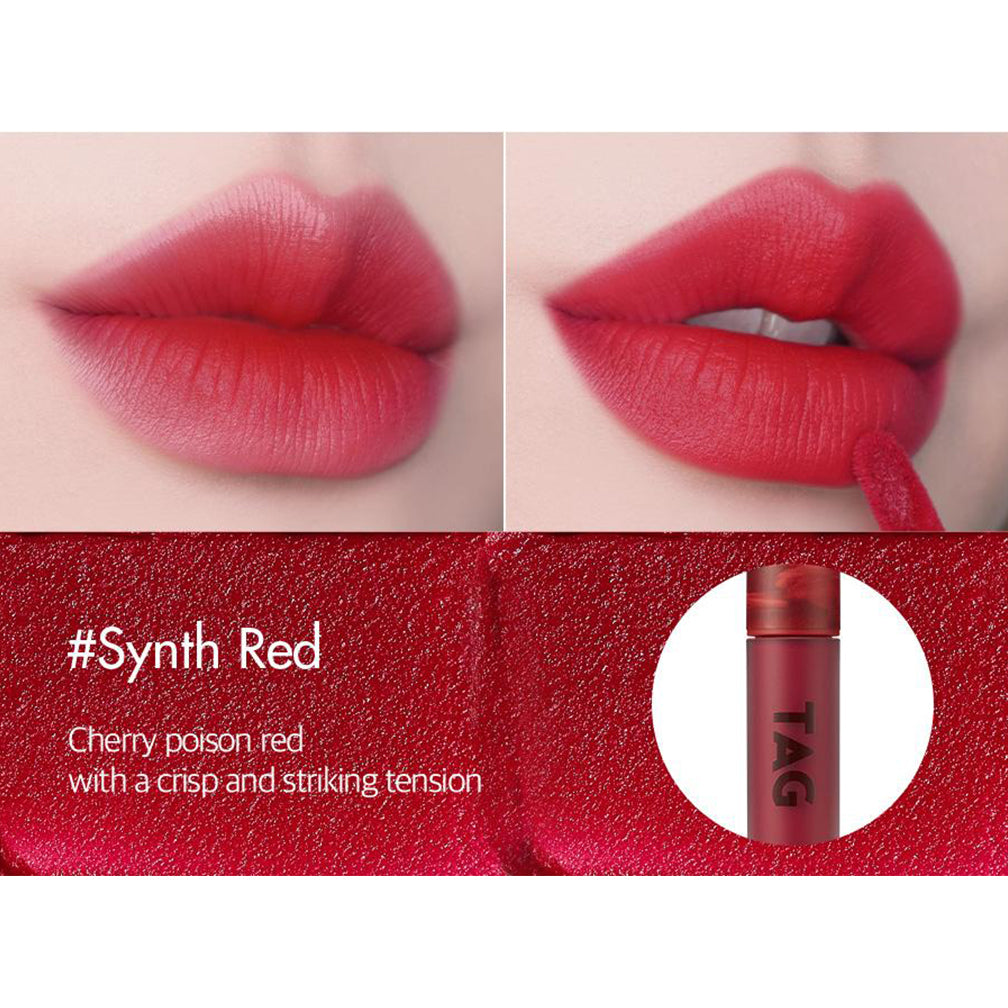 TCFS TAG Lazy Red Matte Lip synth 3