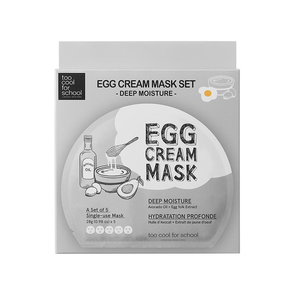 TCFS Egg Cream Mask Set Deep Moisture 
