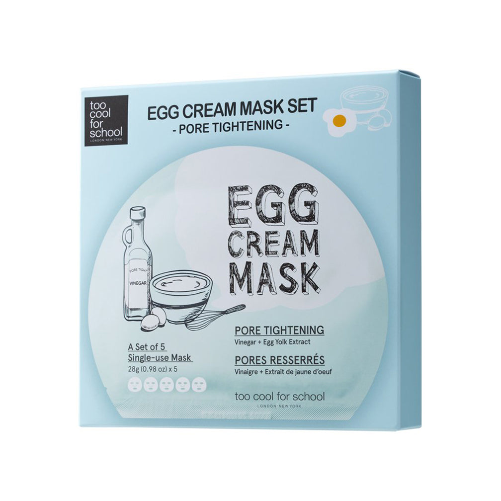 TCFS Egg Cream Mask Set Pore Tightening